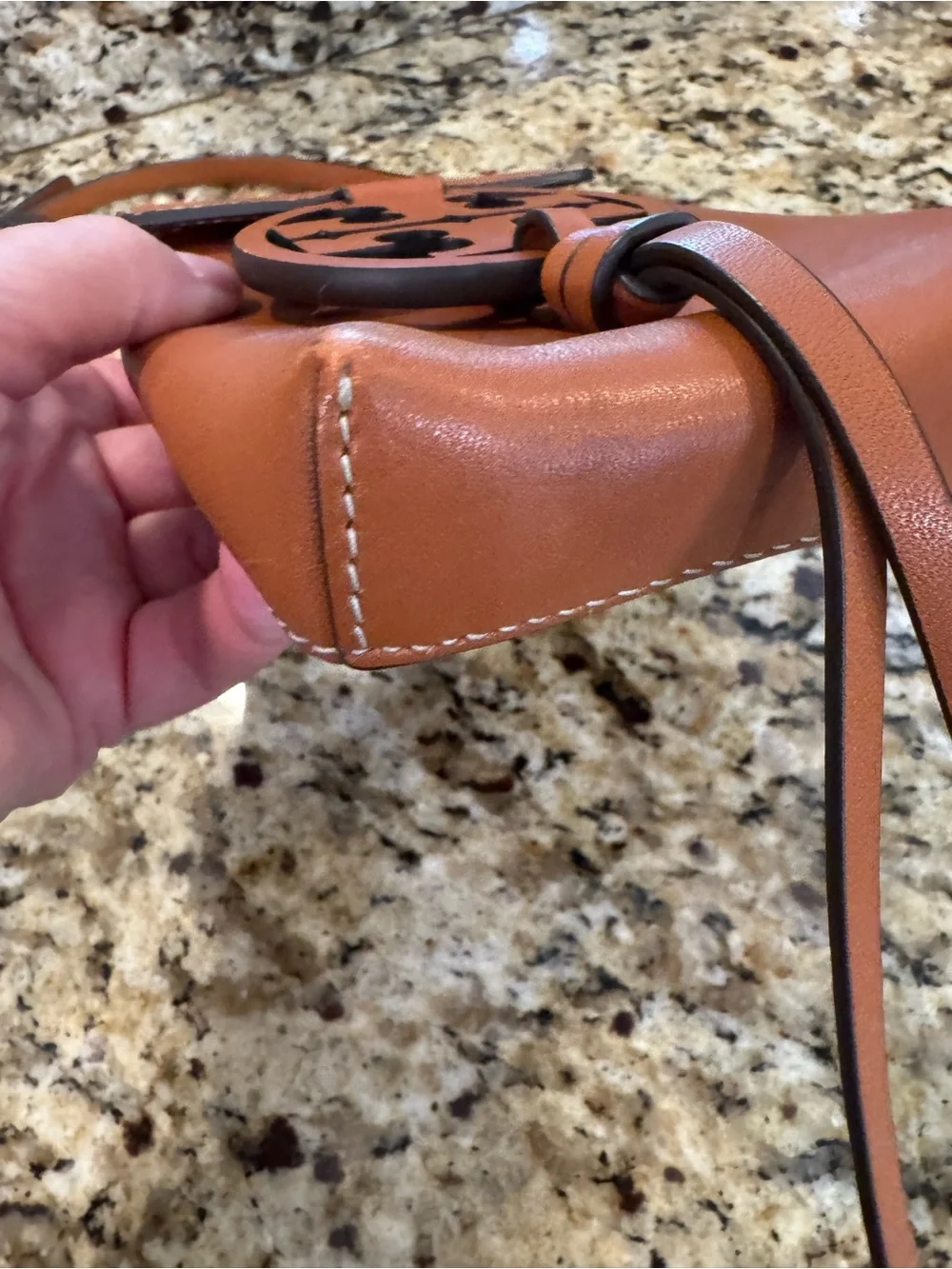 Tory Burch miller leather smart phone crossbody